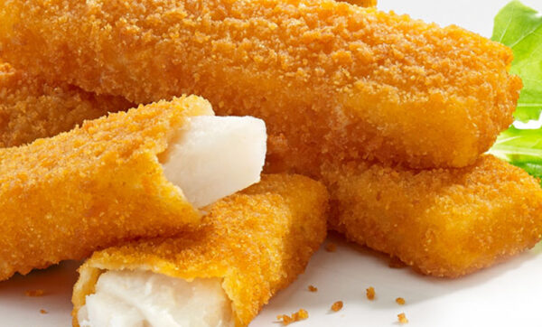 Breaded pangasius finger