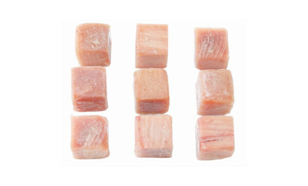 Tuna cube regular shape